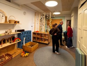 Journ&eacute;e internationale des droits des enfants 2024: visite de la cr&egrave;che P&eacute;rolino